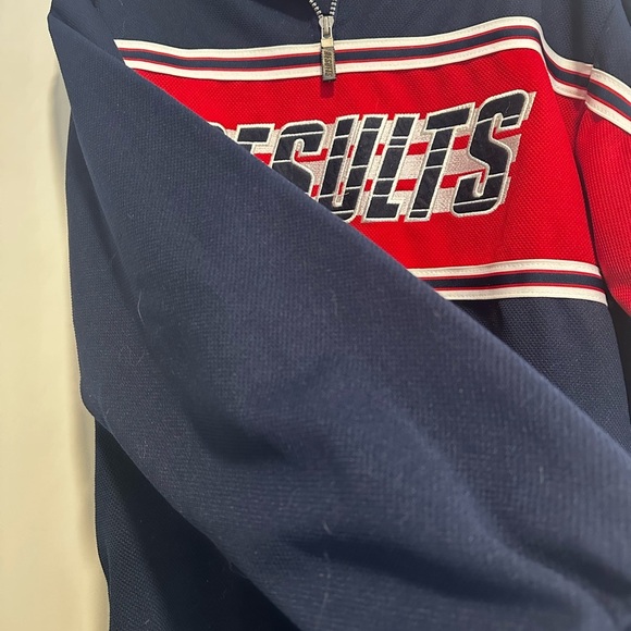 VTG 90’s Medium Hip Hop Jersey Results Embroidered Logo. 1/4 Zip. Long Sleeve. - Picture 9 of 13